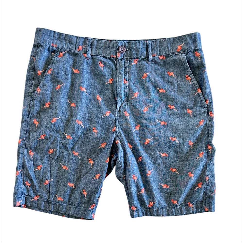 GUESS Flamingo Print Shorts